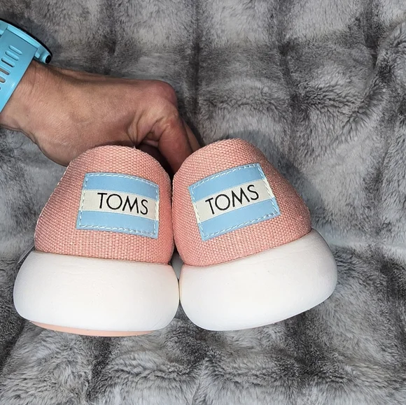 NWB TOMS Women's Alpargata Mallow Slip-On Sneaker Dust‎ Pink Color - Picture 4 of 7